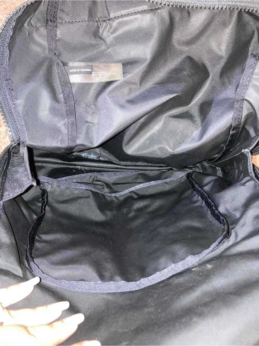Marc Jacobs Black Nylon Backpack